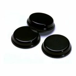 3M™ Bumpon Protective Product SJ6344 - Cylindrical - 0.750" W x 0.160" L - Black - Pkg of 2600