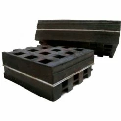 Andre NSN-2.25x2.25 - Neoprene Steel Neoprene Pads 2-1/4"L x 2-1/4"W x 1-1/8"H - Pkg Qty 4