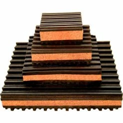 Andre RCMP-020201 - Rubber Cork Pads 2"L x 2"W x 7/8"H - Pkg Qty 12