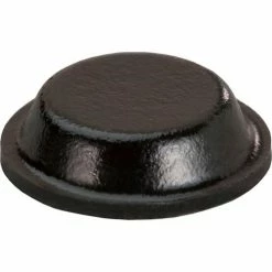 Bumper Specialties Non-Skid Rubber Feet - Cylindrical Flat Top - Black - 0.140" H x 0.500" W - BS01R - Pkg of 5000