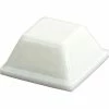 Bumper Specialties Rubber Bumper Pad for Appliances - Square - White - 0.230" H x 0.500" W - BS03 - Pkg of 5000 -Mounts popular shop BS03 White