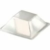 Bumper Specialties Rubber Bumper Pad for Appliances - Square - Clear - 0.300" H x 0.810" W - BS19 - Pkg of 2646