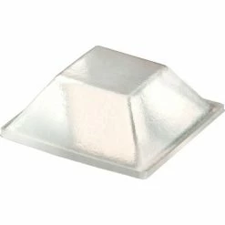 Bumper Specialties Rubber Bumper Pad for Appliances - Square - Clear - 0.300" H x 0.810" W - BS19 - Pkg of 2646