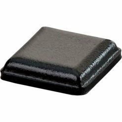 Bumper Specialties Rubber Bumper Pad for Appliances - Square - Black - 0.100" H x 0.400" W - BS20 - Pkg of 5082