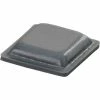 Bumper Specialties Rubber Bumper Pad for Appliances - Square - Gray - 0.100" H x 0.400" W - BS20 - Pkg of 5082