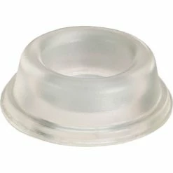 Bumper Specialties Rubber Door Stopper and Wall Protector - Recessed - Clear - 0.600" H x 1.810" W - BS30 - Pkg of 500