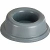 Bumper Specialties Rubber Door Stopper and Wall Protector - Recessed - Gray - 0.600" H x 1.810" W - BS30 - Pkg of 500