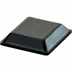 Bumper Specialties Rubber Bumper Pad for Appliances - Square - Black - 0.120" H x 0.500" W - BS32 - Pkg of 5000
