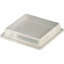 Bumper Specialties Rubber Bumper Pad for Appliances - Square - Clear - 0.180" H x 1.000" W - BS36 - Pkg of 2310