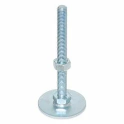 Leveling Foot - Threaded - 1800 Lbs. Capacity - 50mm Base Dia. - J.W. Winco 40-50-M16-100-A0-UK
