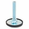Leveling Foot - Threaded - 2250 Lbs. Capacity - 2.36" Base Dia. - J.W. Winco 40-60-3/8X16-150-A1-S -Mounts popular shop JWI 40 60 38X16 150 A1 S