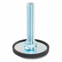 Leveling Foot - Threaded - 2250 Lbs. Capacity - 2.36" Base Dia. - J.W. Winco 40-60-3/8X16-75-A1-S