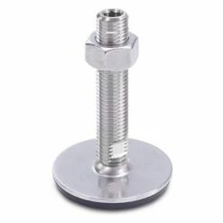 Leveling Foot - Threaded - 4500 Lbs. Capacity - 3.15" Base Dia. - J.W. Winco 41-80-5/8X11-125-D3-UK