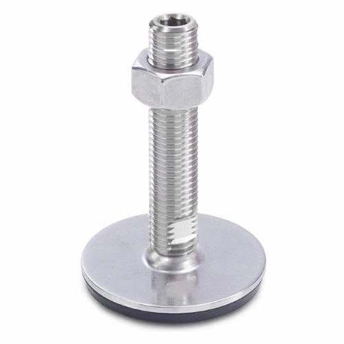 Leveling Foot - Threaded - 4950 Lbs. Capacity - 80mm Base Dia. - J.W. Winco 41-80-M24-200-D3-UK 3 Leveling Foot - Threaded - 4950 Lbs. Capacity - 80mm Base Dia. - J.W. Winco 41-80-M24-200-D3-UK