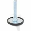 J.W. Winco Leveling Foot W/Plastic Cap, 1/2-13 x 5.91" Stud, 2.36" Base Dia, 6.42"H, 2250 Lbs. Cap, Steel -Mounts popular shop JWI 8T150T32KR