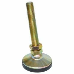 J.W. Winco 9T2SNS SNSM-1.88-1/2X20-2-ST "Snap-Lock" Non-Skid Leveling Mounts Steel, Threaded Stud