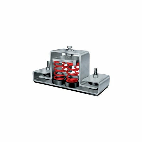 Mason Industries Floor Mount Seismic & Wind Vibration Isolator - 8-3/4"L x 2-1/2"W Red 3 Mason Industries Floor Mount Seismic & Wind Vibration Isolator - 8-3/4"L x 2-1/2"W Red