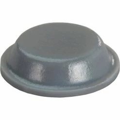 Bumper Specialties Non-Skid Rubber Feet - Cylindrical Flat Top - Gray - 0.140" H x 0.500" W - BS01R - Pkg of 5000 -Mounts popular shop UBP BS01RGR10X20RP