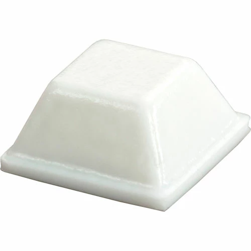 Bumper Specialties Rubber Bumper Pad for Appliances - Square - White - 0.230" H x 0.500" W - BS03 - Pkg of 5000 5 Bumper Specialties Rubber Bumper Pad for Appliances - Square - White - 0.230" H x 0.500" W - BS03 - Pkg of 5000 - Image 3