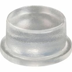Bumper Specialties Non-Skid Rubber Feet - Cylindrical Flat Top - Clear - 0.250" H x 0.500" W - BS06 - Pkg of 5000 -Mounts popular shop UBP BS06CL10X20RP