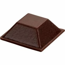 Bumper Specialties Rubber Bumper Pad for Appliances - Square - Brown - 0.300" H x 0.810" W - BS19 - Pkg of 2646 -Mounts popular shop UBP BS19BR07X14RP