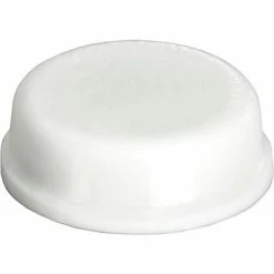 Bumper Specialties Non-Skid Rubber Feet - Cylindrical Flat Top - White - 0.125" H x 0.375" W - BS34 - Pkg of 6000 -Mounts popular shop UBP BS34WH12X25RP