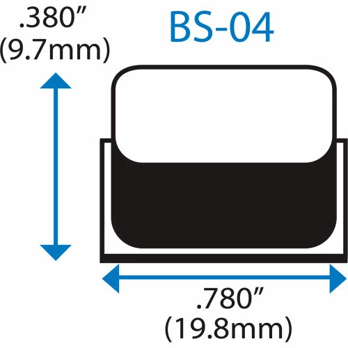 Bumper Specialties Rubber Bumper Pad for Appliances - Square - Black - 0.380" H x 0.780" W - BS04 - Pkg of 2000 4 Bumper Specialties Rubber Bumper Pad for Appliances - Square - Black - 0.380" H x 0.780" W - BS04 - Pkg of 2000 - Image 2