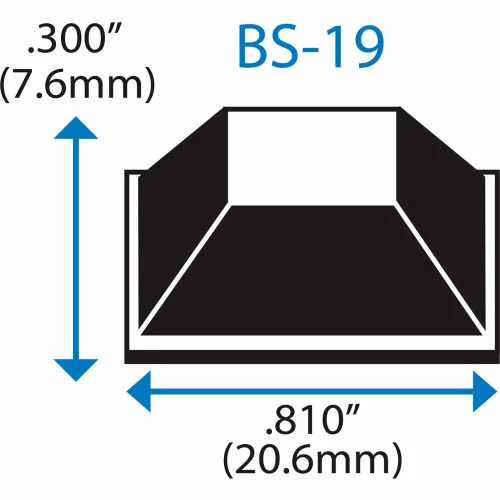 Bumper Specialties Rubber Bumper Pad for Appliances - Square - White - 0.300" H x 0.810" W - BS19 - Pkg of 2646 4 Bumper Specialties Rubber Bumper Pad for Appliances - Square - White - 0.300" H x 0.810" W - BS19 - Pkg of 2646 - Image 2