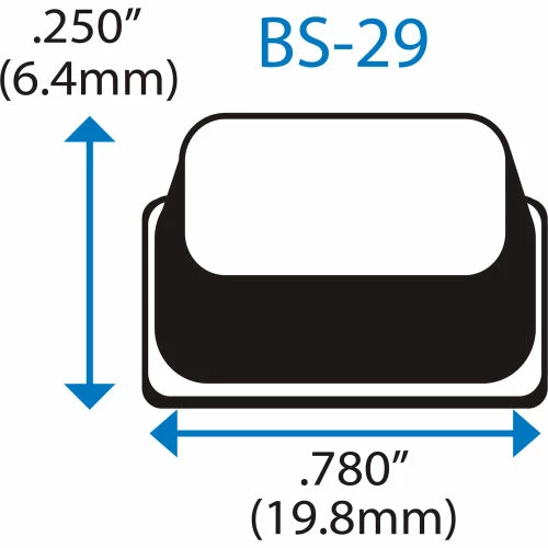 Bumper Specialties Rubber Bumper Pad for Appliances - Square - Black - 0.250" H x 0.780" W - BS29 - Pkg of 2940 4 Bumper Specialties Rubber Bumper Pad for Appliances - Square - Black - 0.250" H x 0.780" W - BS29 - Pkg of 2940 - Image 2